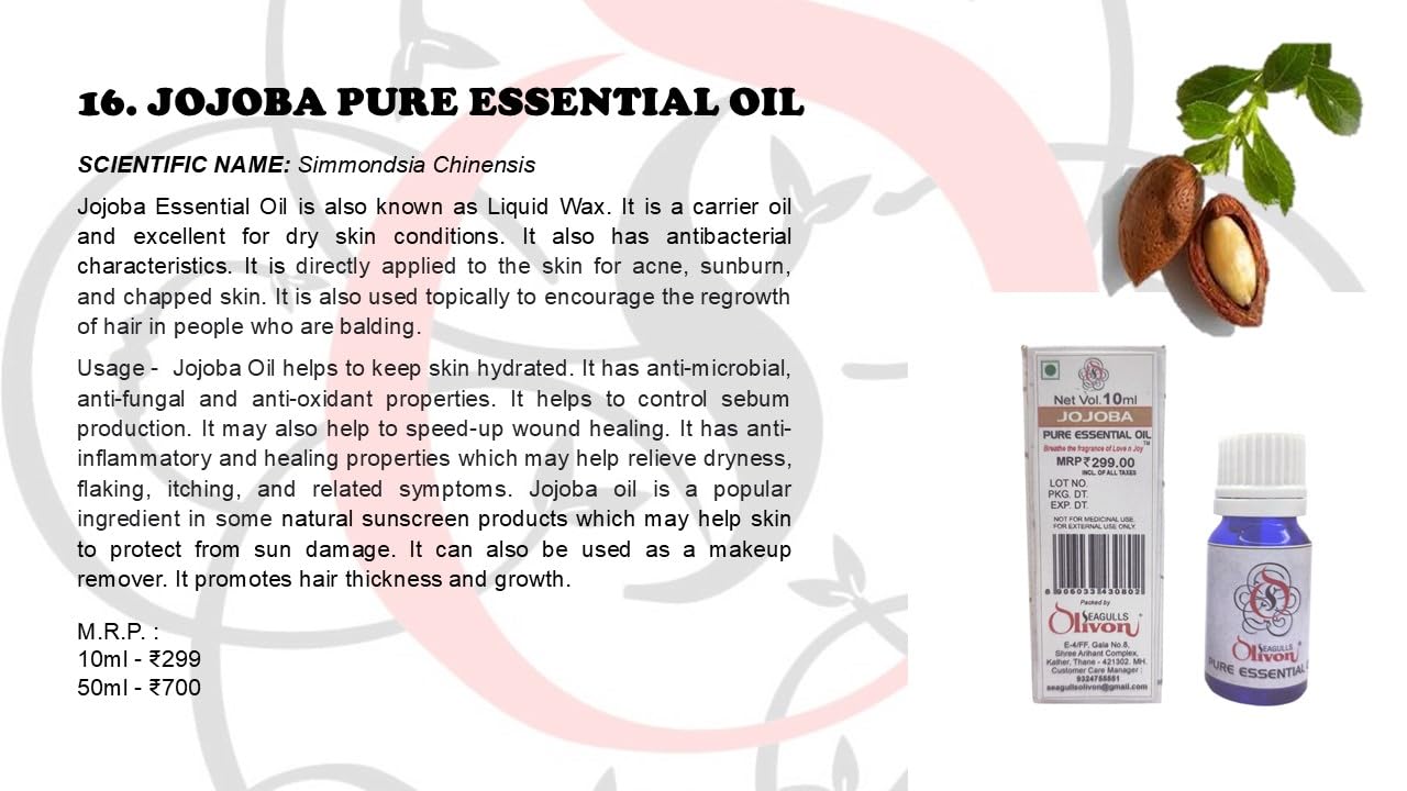 Jojoba Pure Essential Oil | 50ml