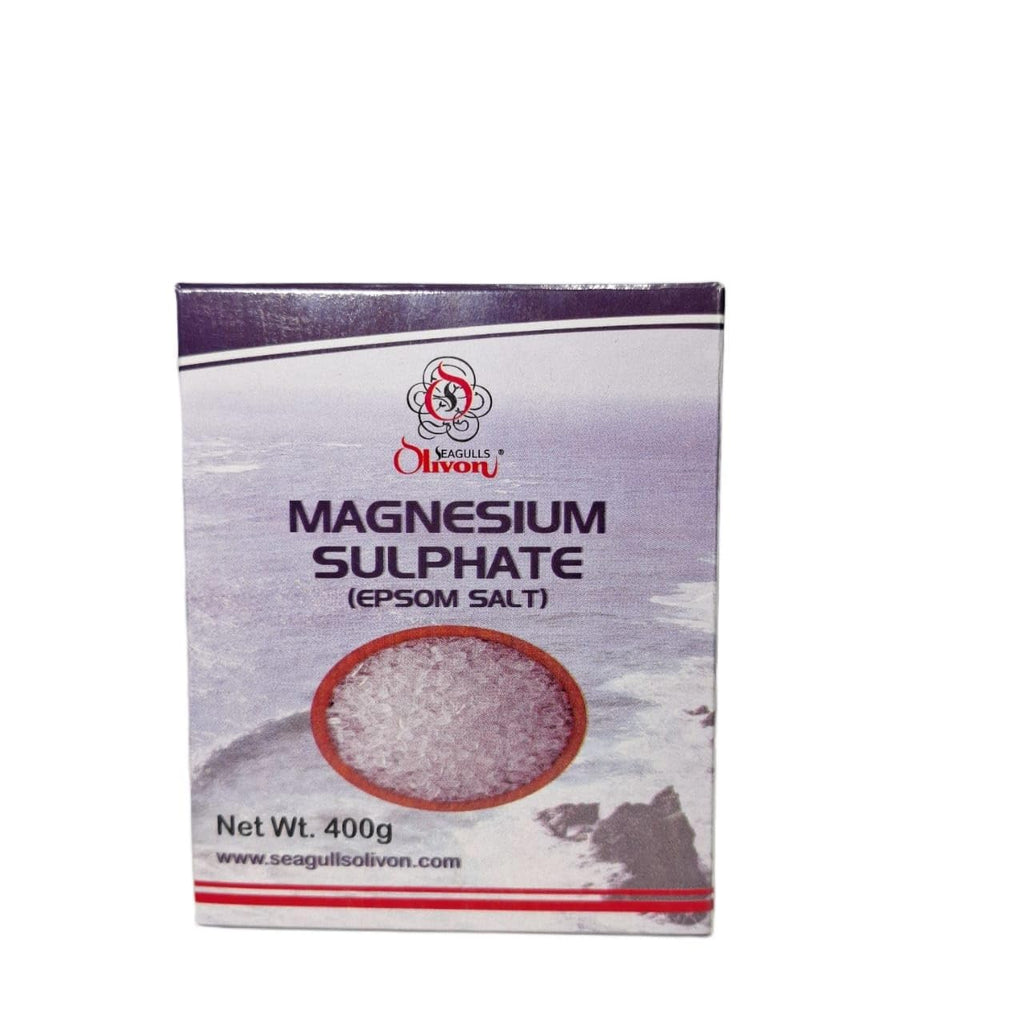 Magnesium Sulphate (Epsom Salt) | 400g | For Relaxation Muscle Relief, Relives Aches & Pain | For Fertilizer for Plants and Home Garden