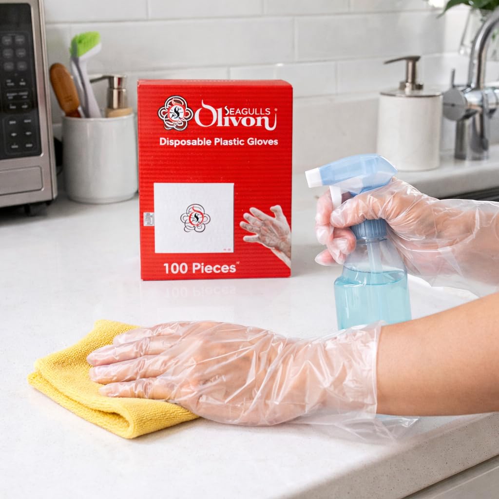 Plastic Gloves (Disposable) pack of 100's