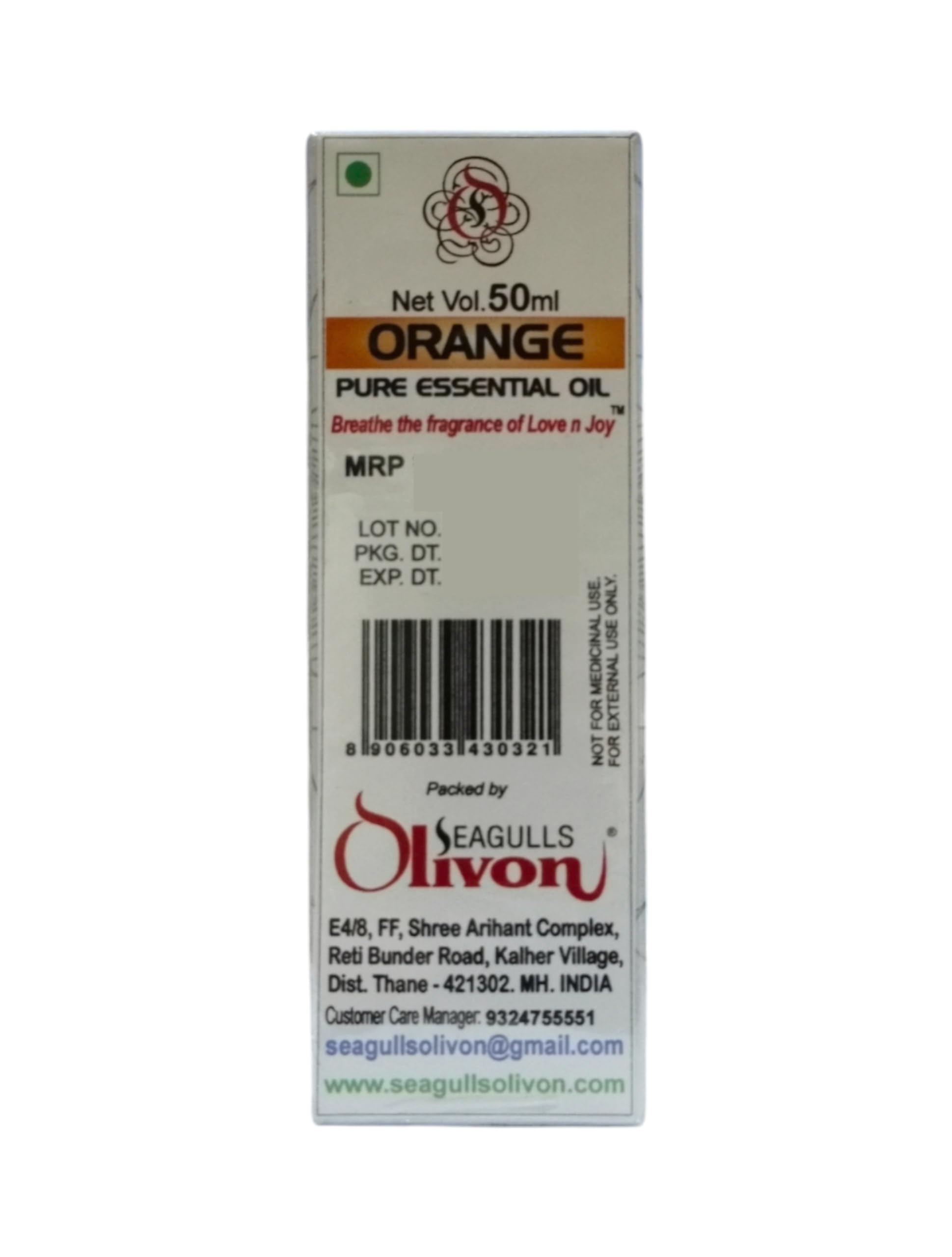 Orange Pure Essential Oil | 50ml