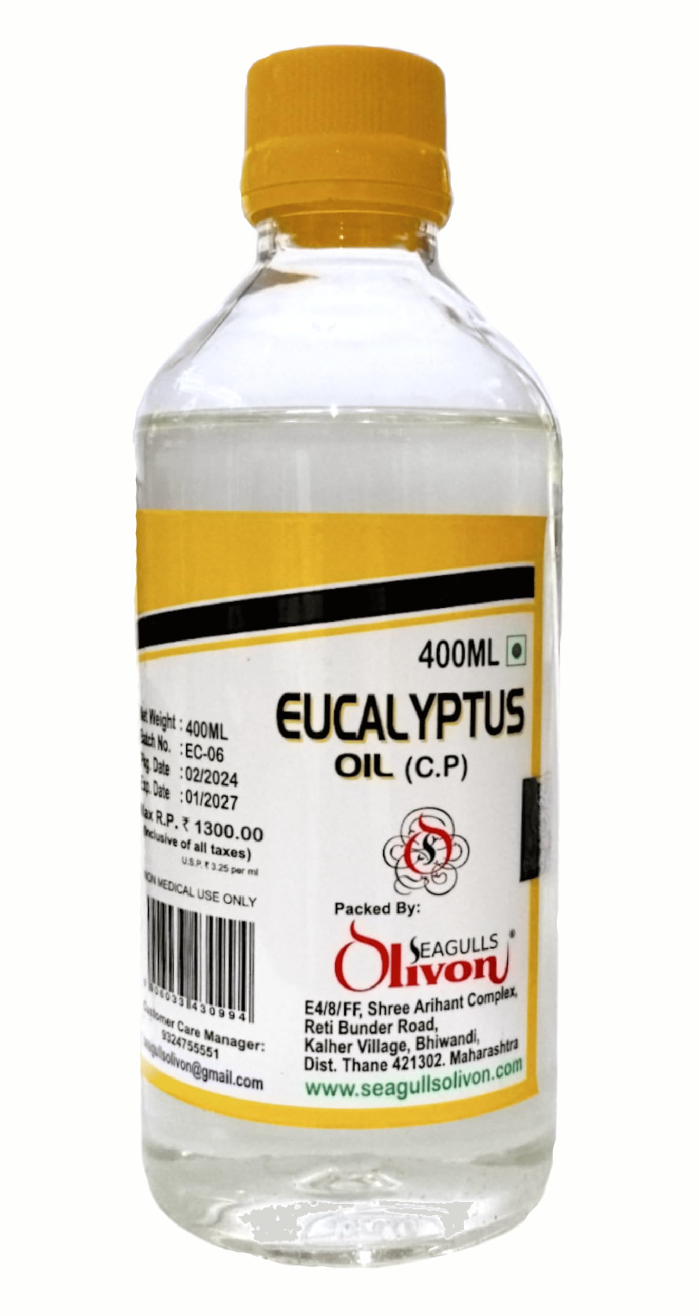 Eucalyptus Oil (400ml)