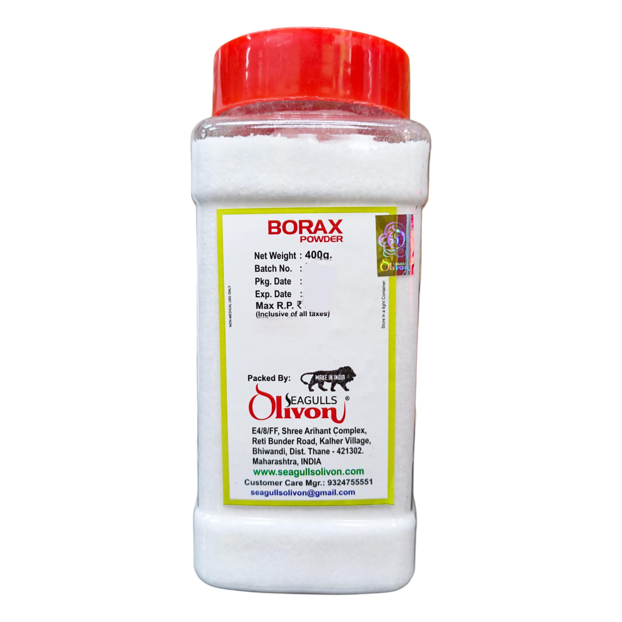Borax Powder | 400g | Multi-Purpose Cleaner for Odour Removal, Drain Cleaning, Stain Removal
