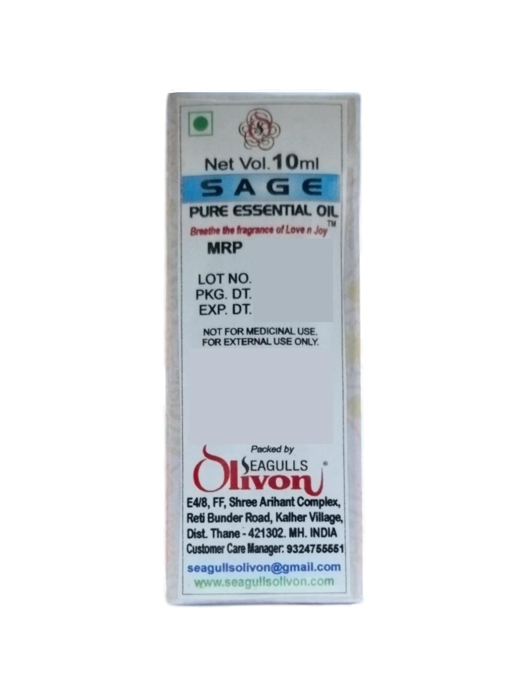 Sage Pure Essential Oil | 10ml