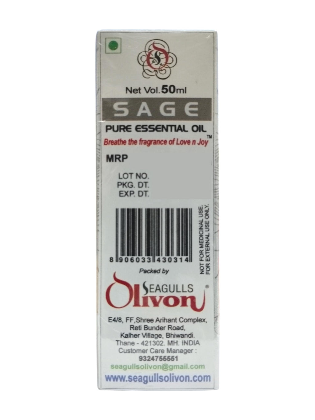Sage Pure Essential Oil | 50ml