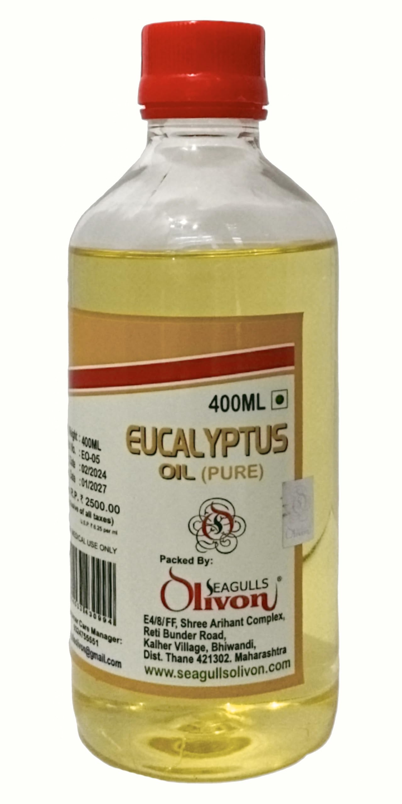 Eucalyptus Oil (Pure) (400ml)