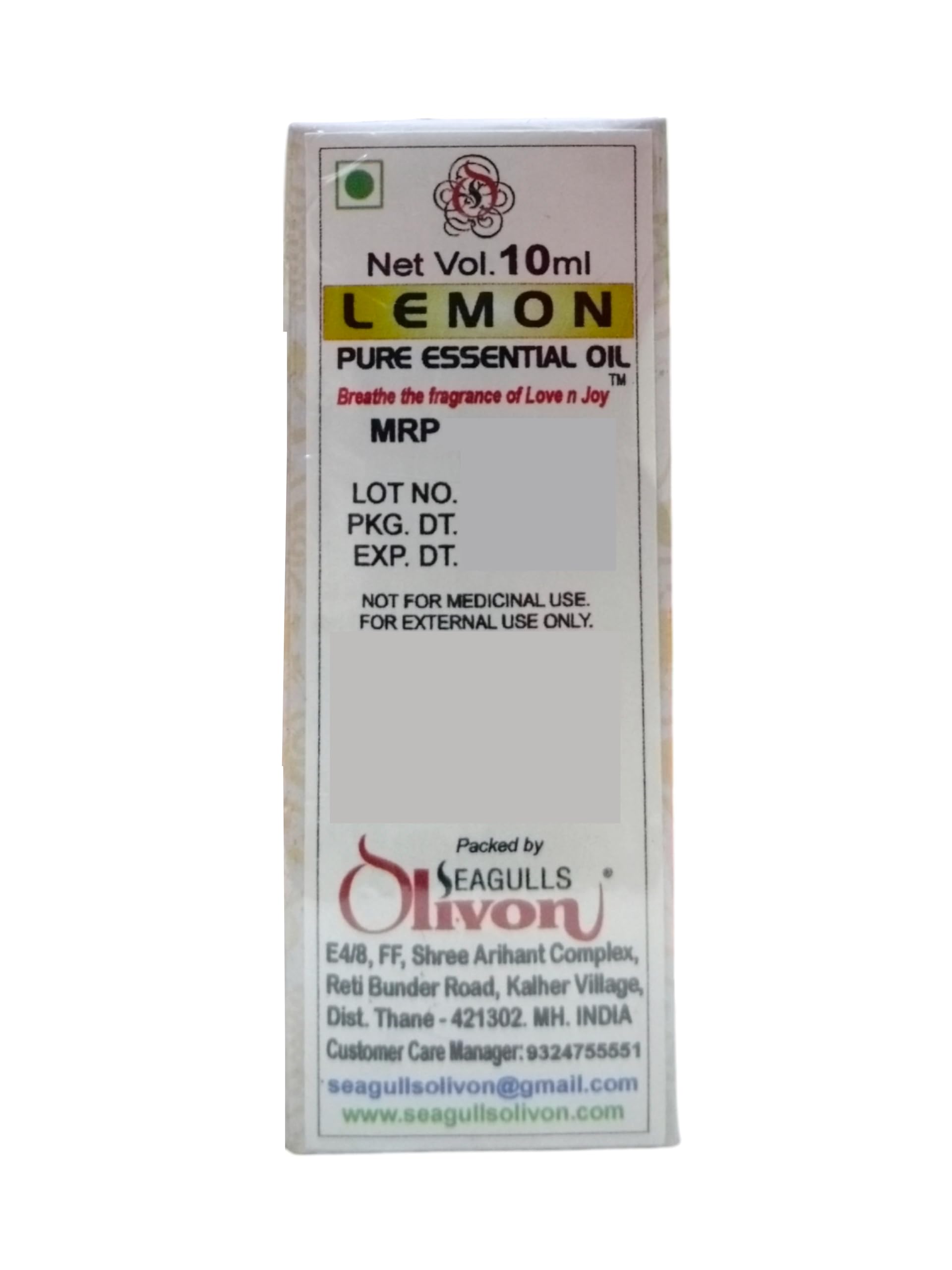 Lemon Pure Essential Oil | 10ml