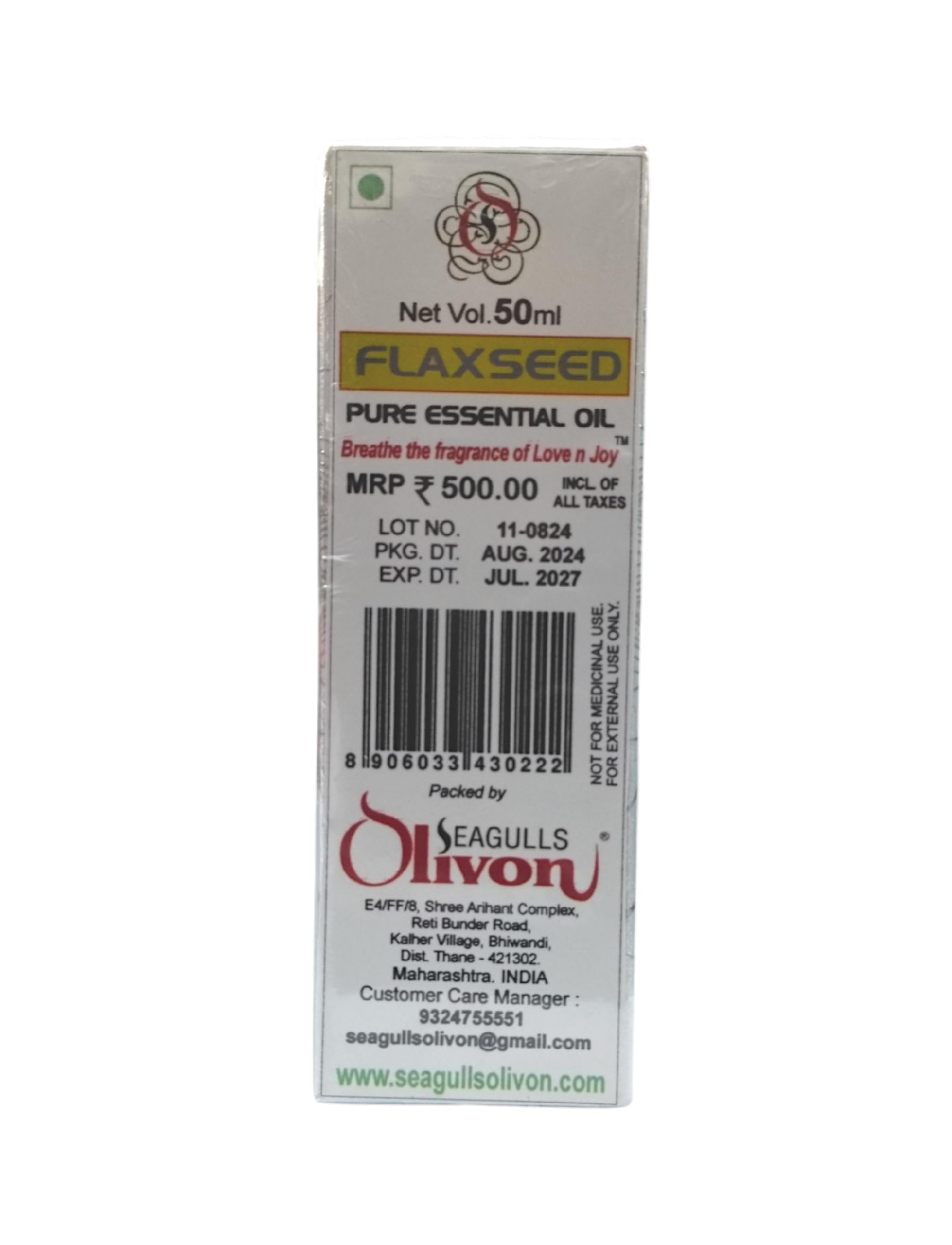 Flaxseed Pure Essential Oil | 50ml
