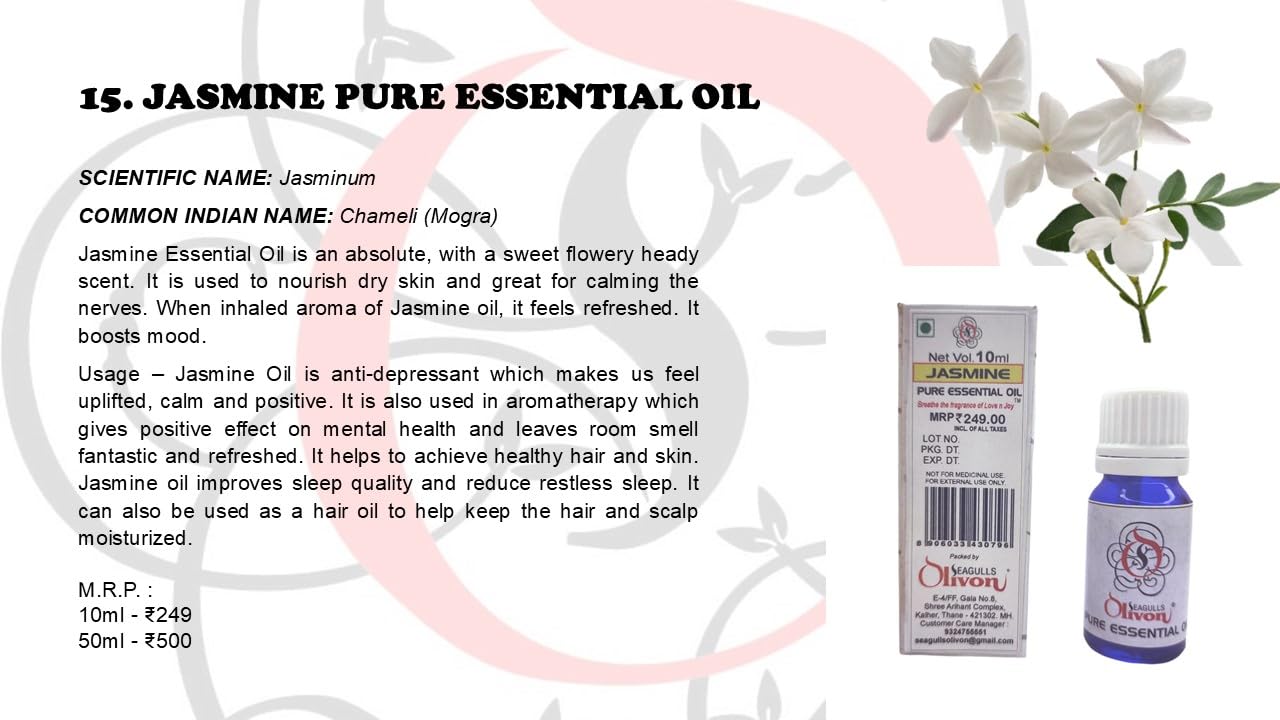 Jasmine Pure Essential Oil | 50ml
