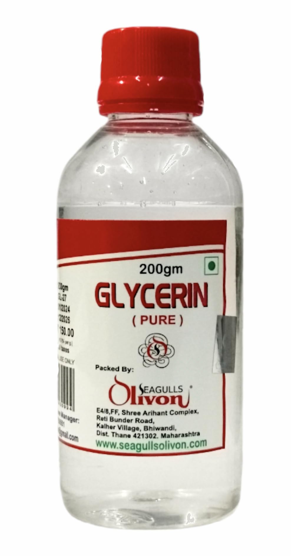 Seagulls Olivon Pure Glycerin | Deep Moisturization | Multipurpose Use (200g)