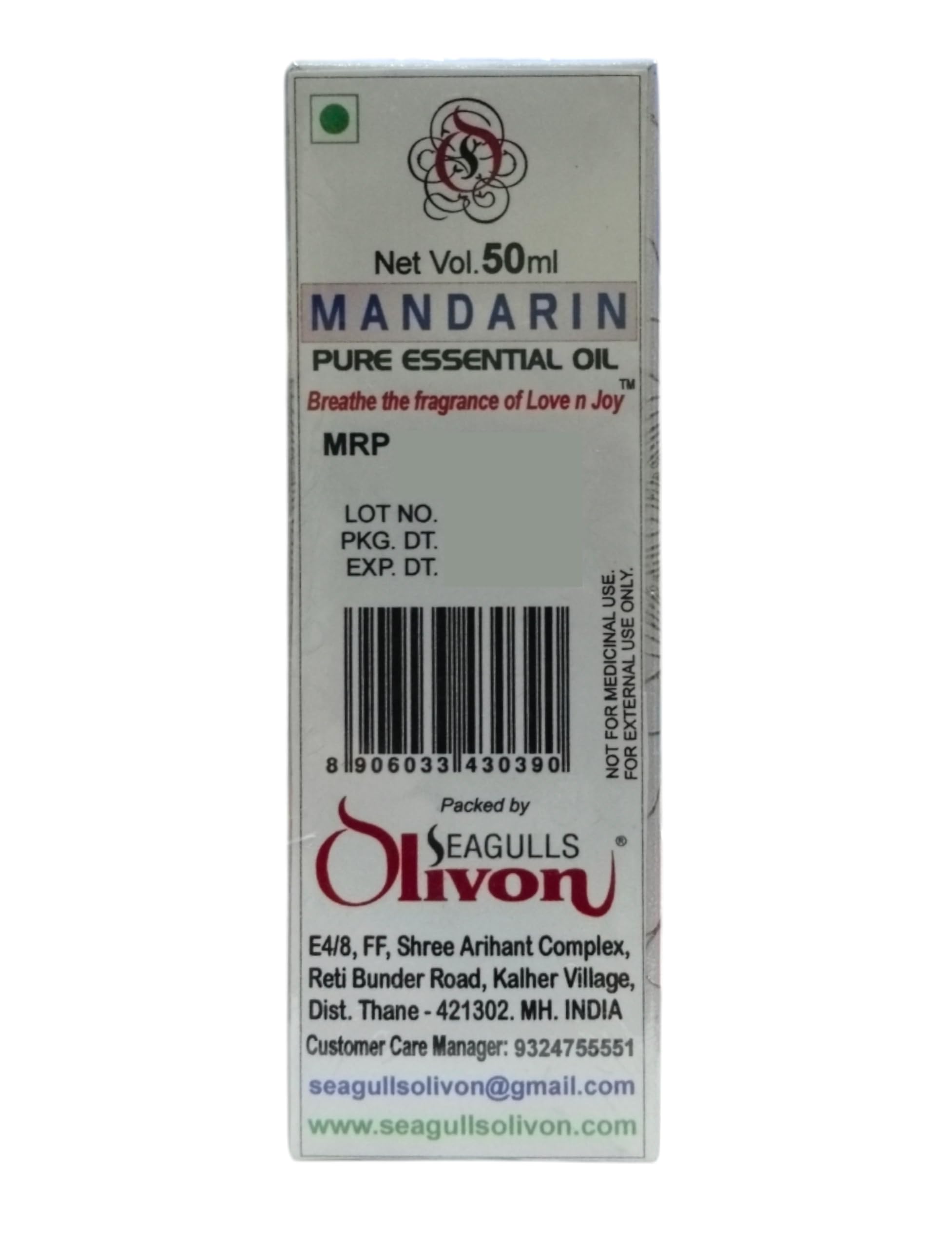 Mandarin Pure Essential Oil | 50ml