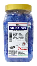Blue Silica Gel Desiccant | 500g | Self Color Indicating Desiccant | For Room, Wardrobe, Shoes, Car, Kitchen, Camera Lenses