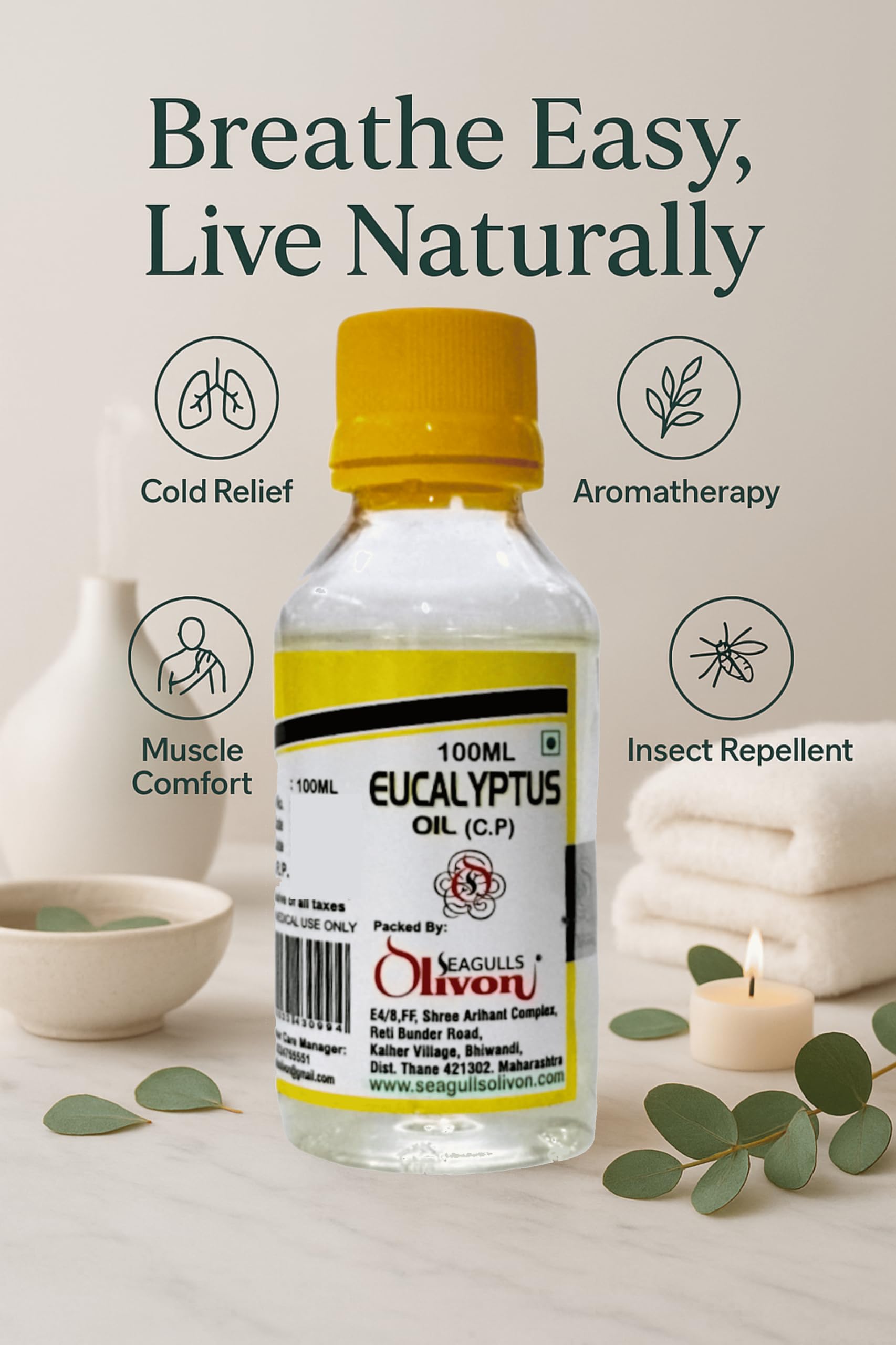 Eucalyptus Oil (100ml)