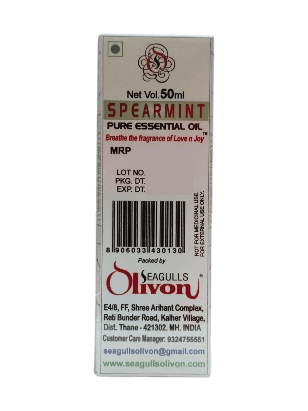 Spearmint Pure Essential Oil | 50ml