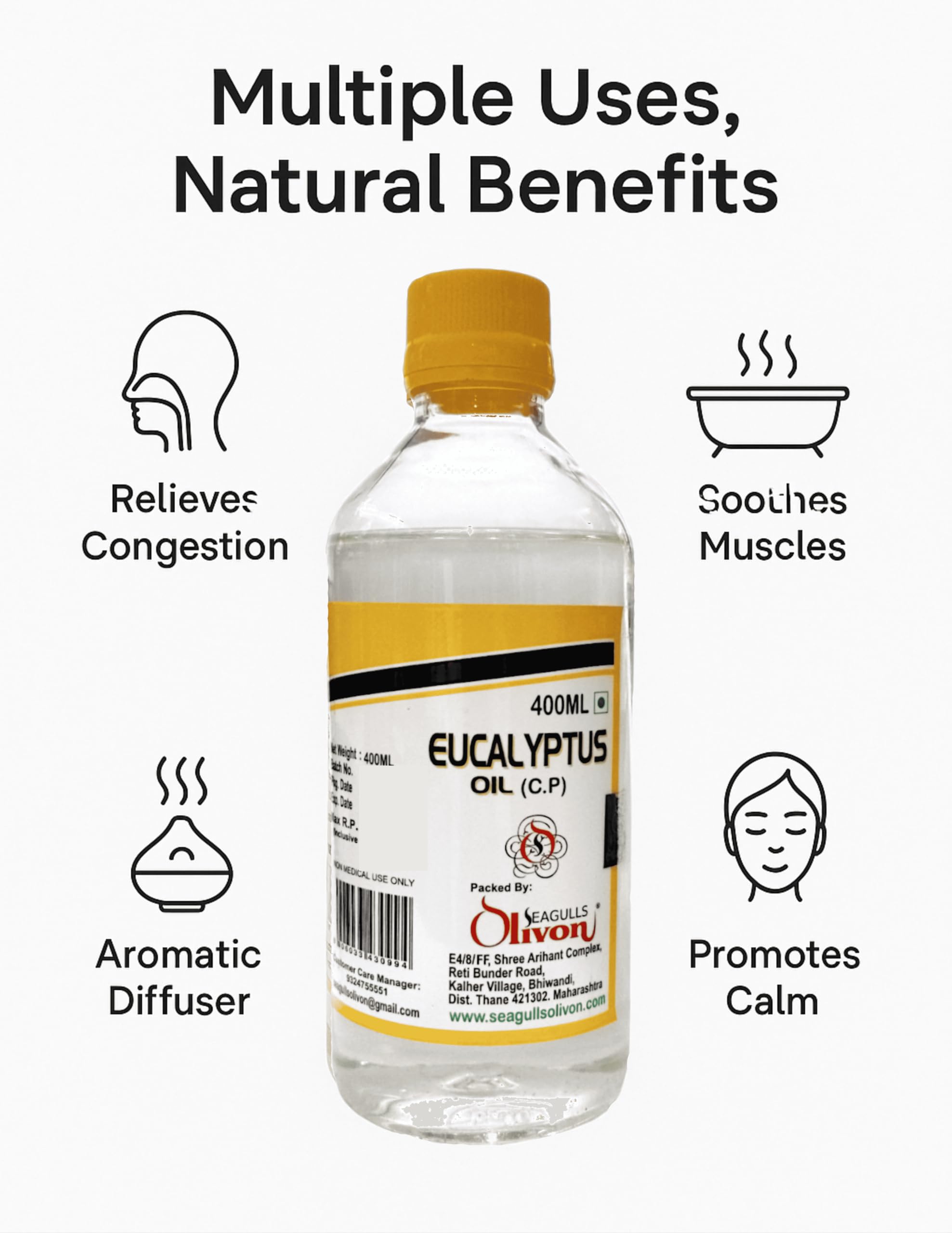 Eucalyptus Oil (400ml)