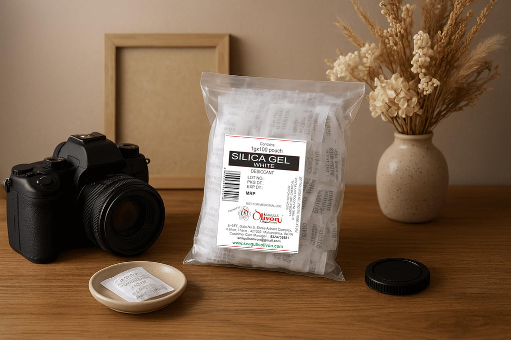 White Silica Gel Desiccant | 100g NET (1gx100) | For Flower Drying to Dry Flowers, Potpourri, Art & Craft, Resin Art and Home Decor