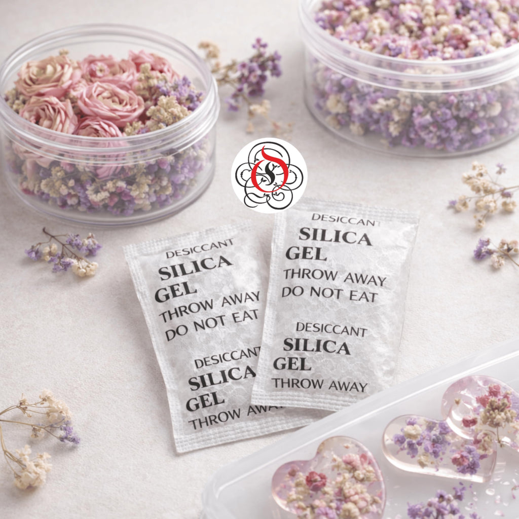 Seagulls Olivon White Silica Gel Desiccant | 5g x 20 Pouches (100g) | Moisture Absorber for Storage, Packaging, Electronics, Shoes & Closets, Flower Drying to Dry Flowers & Craft | Industrial Grade