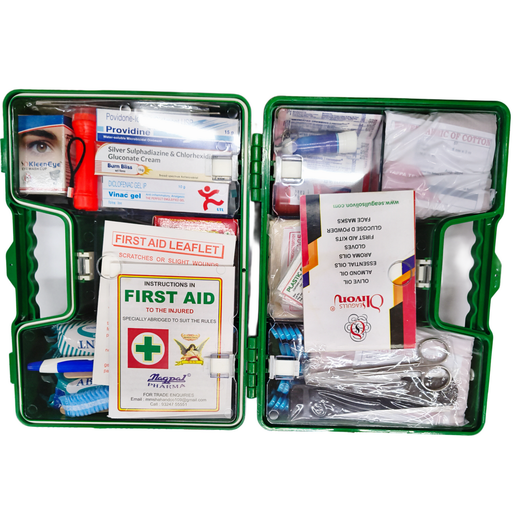 First Aid Kit - Type 4 (ABS) | First Aid Box | Emergency Medical Kit | for School, Office or Home