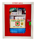 First Aid Kit - Type 4 (Metal) | First Aid Box | Emergency Medical Kit | for School, Office or Home
