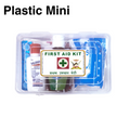First Aid Kit - Type Mini (Plastic) | First Aid Box | Emergency Medical Kit | for School, Office or Home