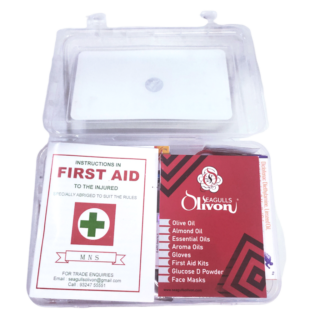 First Aid Kit - Type 2 (Plastic) | First Aid Box | Emergency Medical Kit | for School, Office or Home