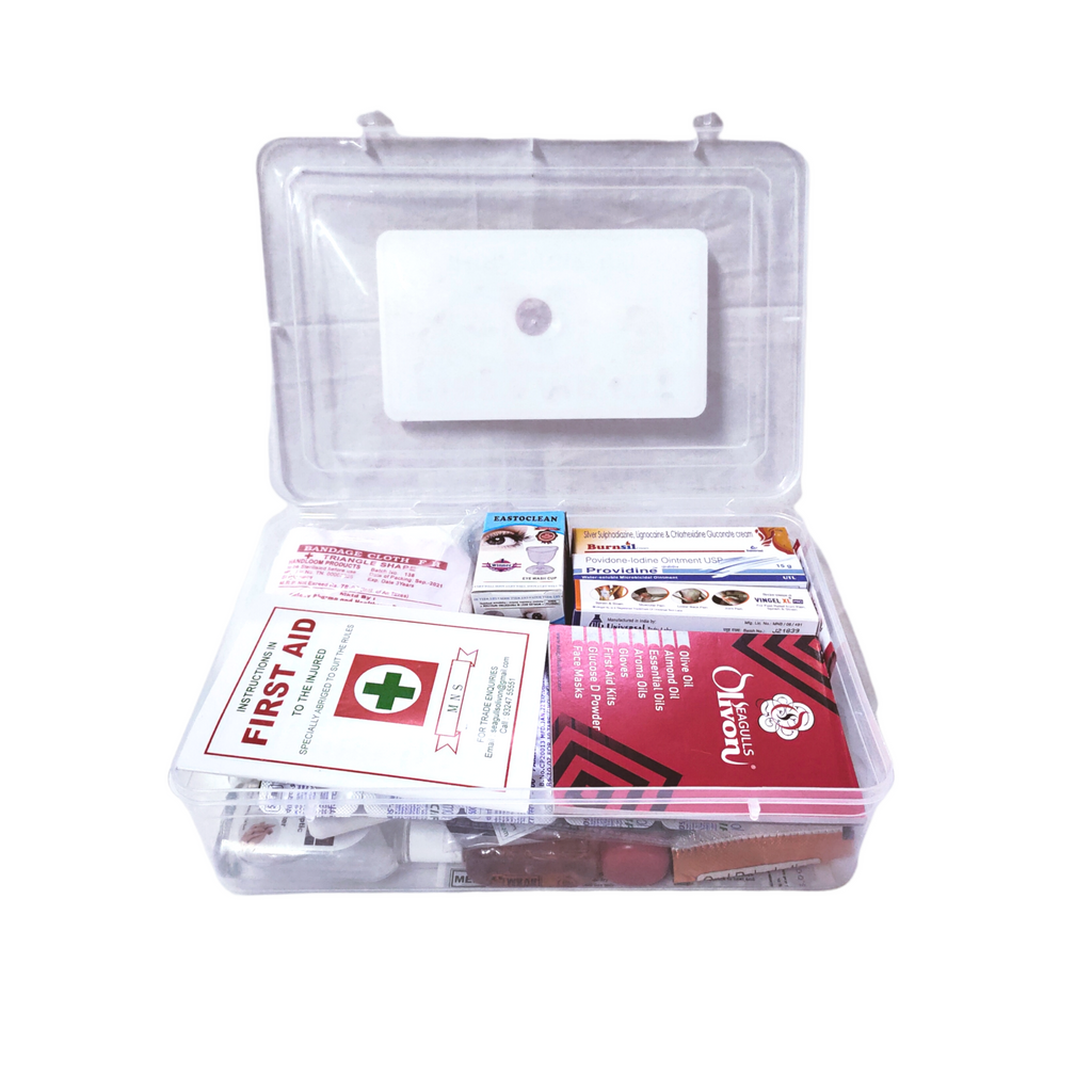 First Aid Kit - Type 3 (Plastic) | First Aid Box | Emergency Medical Kit | for School, Office or Home