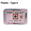 First Aid Kit - Type 0 (Plastic) | First Aid Box | Emergency Medical Kit | for School, Office or Home