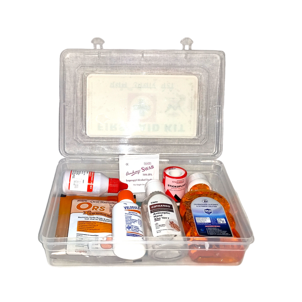 First Aid Kit - Type 1 (Plastic) | First Aid Box | Emergency Medical Kit | for School, Office or Home