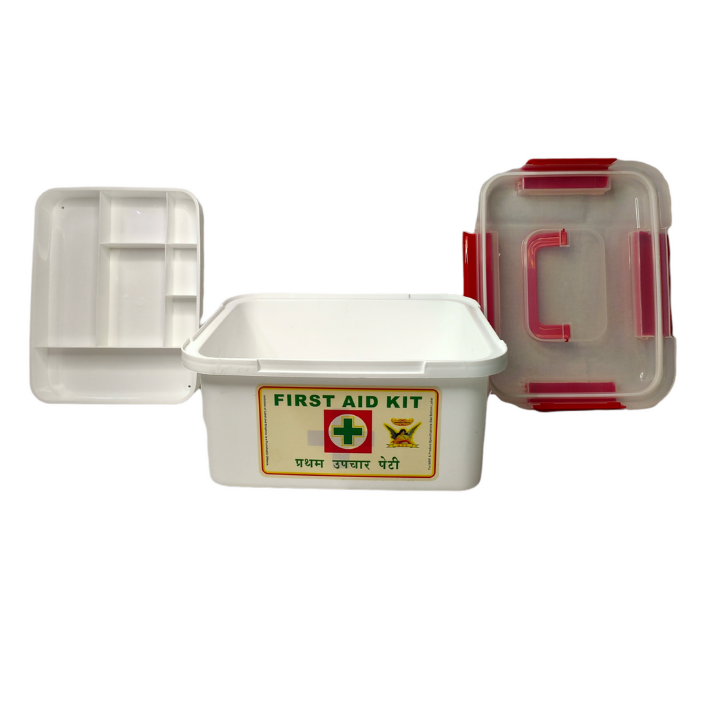 First Aid Kit - Type 3 (Deluxe) | First Aid Box | Emergency Medical Kit | for School, Office or Home