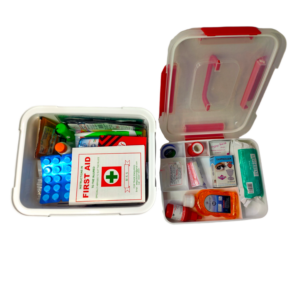 First Aid Kit - Type 2 (Deluxe) | First Aid Box | Emergency Medical Kit | for School, Office or Home
