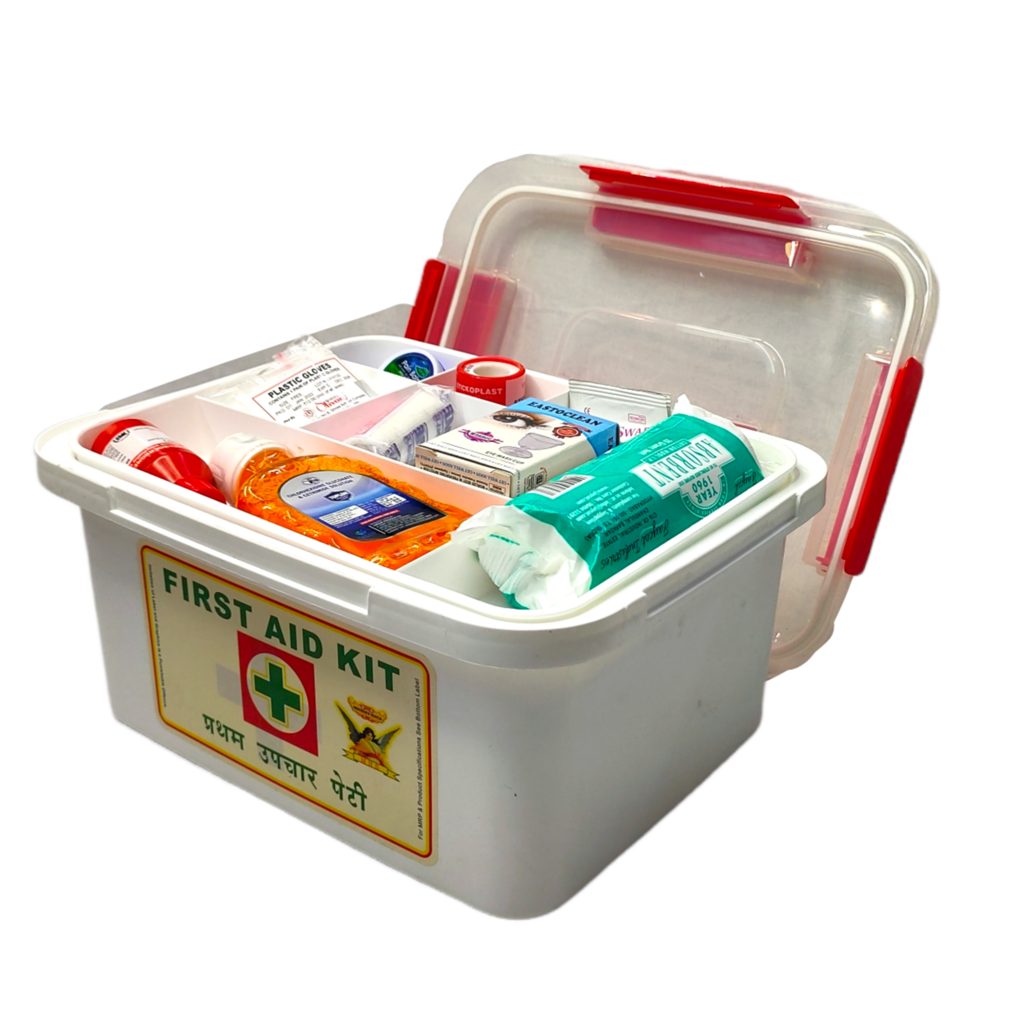 First Aid Kit - Type 2 (Deluxe) | First Aid Box | Emergency Medical Kit | for School, Office or Home