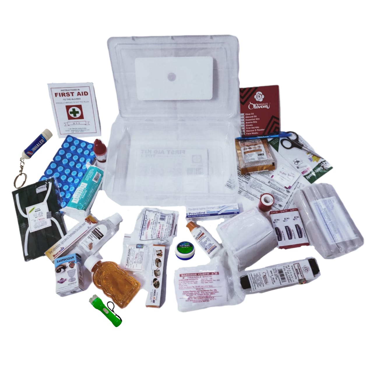 First Aid Kit - Type 3 (Plastic) | First Aid Box | Emergency Medical Kit | for School, Office or Home